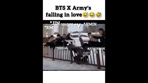 Bts X Armys Falling In Love 😅😂🤣bts Btsedits Btsshorts Btsforever