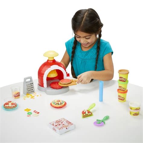 Four Pizza Hasbro Original Play Doh Kitchen Creations Pccomponentes Fr