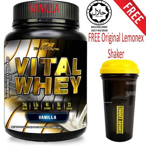 Whey Protein Halal Vital Whey Vanilla Kg Lbs Whey Isolate With