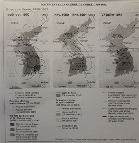 BonjourPouvez vous m aidez Merci1 Situez la guerre de Corée dans le