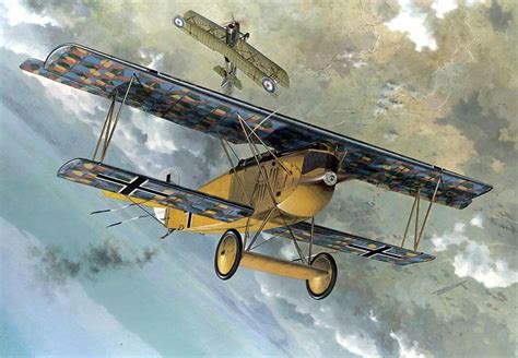 Jasta Fokker Dviif Erich L Wenhardt Aviation Art Aircraft Art