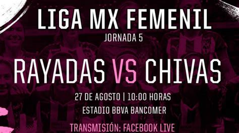 Liga MX Femenil En Vivo Monterrey vs Chivas Unión Jalisco