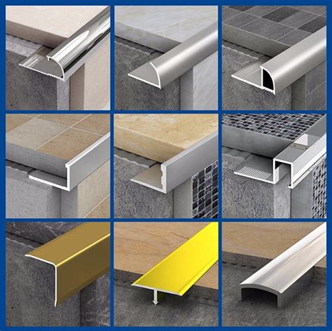 China Straight Edge Aluminum Tile Trim For Ceramic Tile China