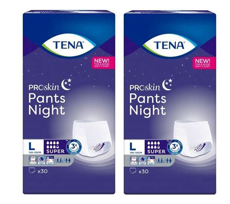 Tena Proskin Pants Super Night Majtki Ch Onne L Sztuk