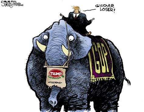 Political Cartoon Us Trump Elephant Gop The Week