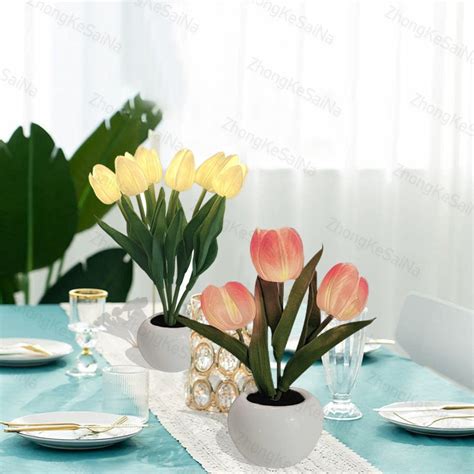 Best n Fast Künstliche Tulpen mit TulipLamp