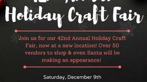 Jaffrey Parks Recreation Holiday Craft Fair A Holiday