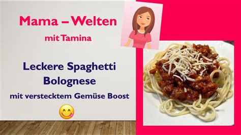 Spaghetti Bolognese Mit Extra Gem Se So Machst Du Kindern Gem Se