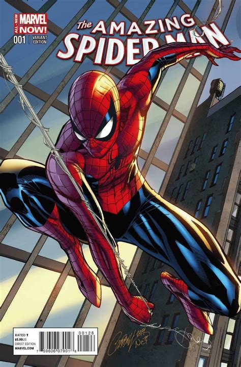 The Amazing Spider Man 1variant Cover By J Scott Campbell Colours By