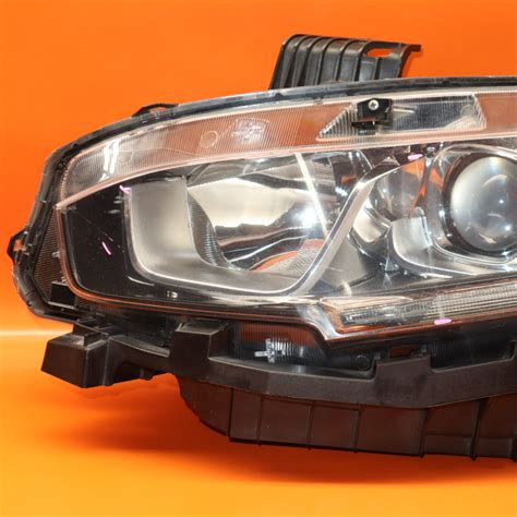 Honda Civic Headlight Left Driver 2016 2017 2018 Sedan Halogen Led Oem