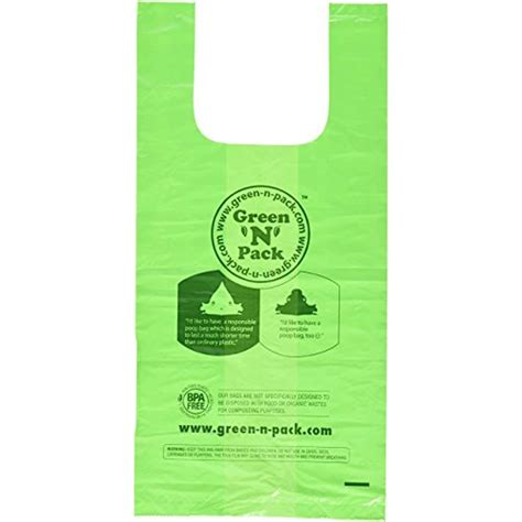 Green'N'Pack Extra Large Dog Waste Bags, 100-Count Premium Handle Bags ...