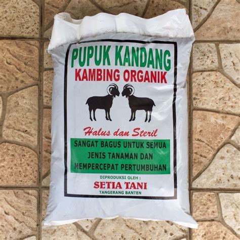 Jual Pupuk Kandang Kambing Organik Halus Dan Steril Mempercepat