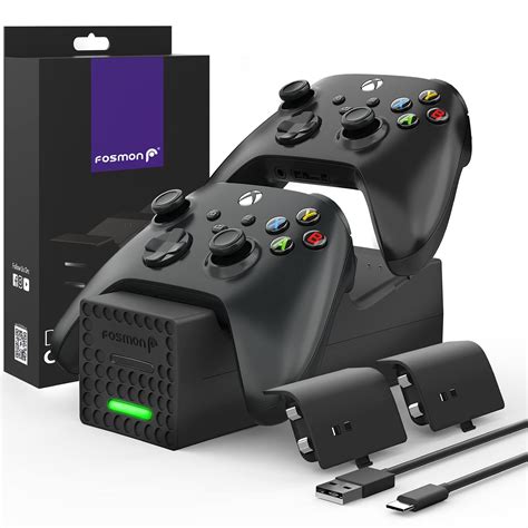 Amazon Fosmon Dual 2 Controller Charger Compatible With Xbox