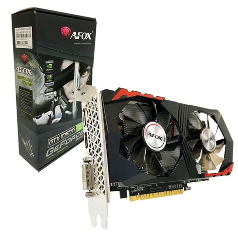 Placa de Vídeo AFOX Geforce GTX 1050 TI 4GB DDR5 128Bits HDMI DVI