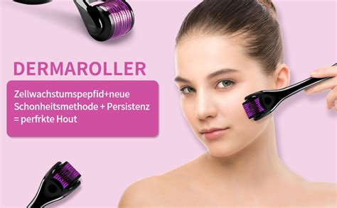 Derma Roller Nadeln 1 0 mm 540 Titan Mikronadeln für Gesicht