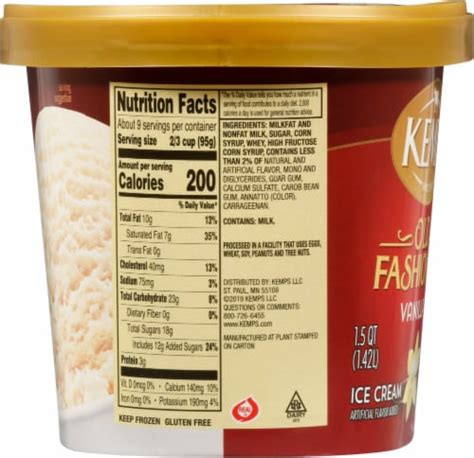 Kemps® Old Fashioned Vanilla Ice Cream Tub 48 Oz King Soopers