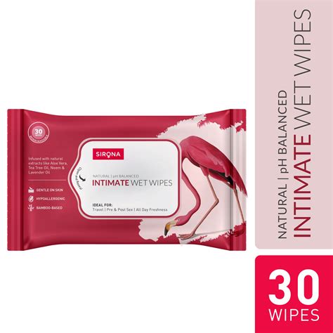 Sirona Ph Balanced Bamboo Intimate Wipes Wipes With Natural