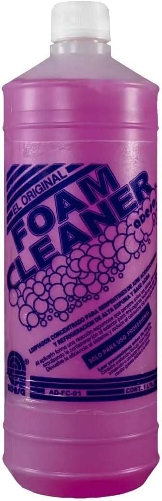 Foam Cleaner Rosa 1 Litro Limpia Serpentin Quita Sarro Mx