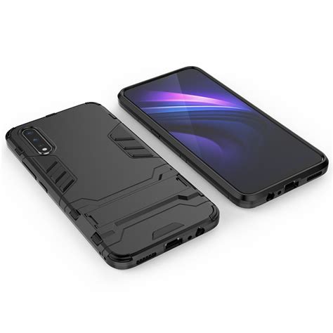 Slim Armour Tough Shockproof Case For Vivo S1 Black