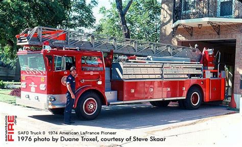 Tx San Antonio Fire Department Old Ladder 1