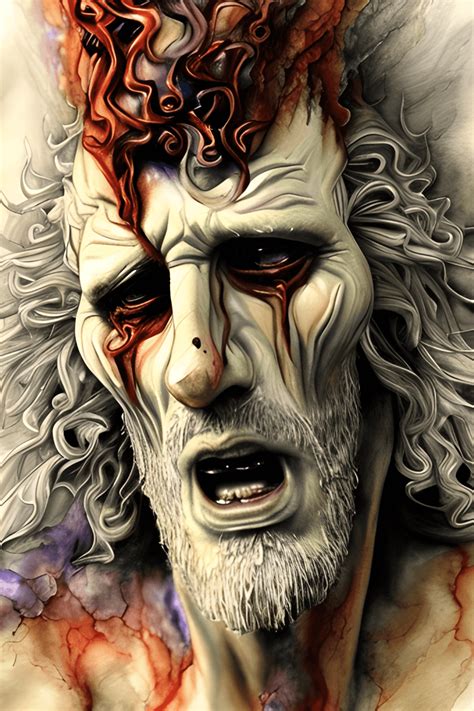 God Of The Underworld Hades Painting · Creative Fabrica