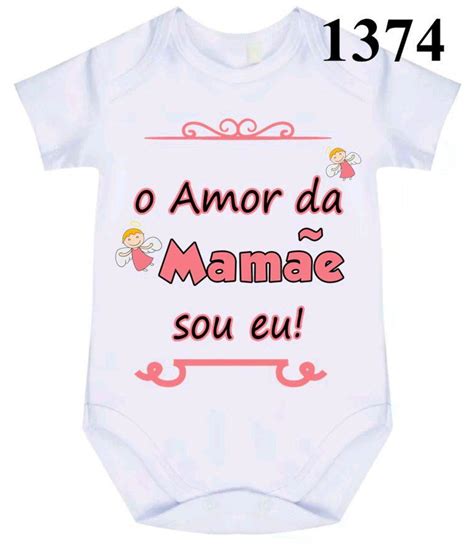 Body Beb Frases Personalizado Sou O Amor Da Mam E Elo