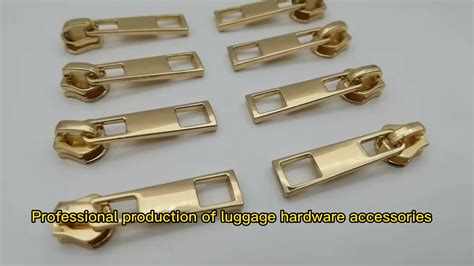 Factory Garment Metal Zipper Puller Slider Brand Logo Bag Zipper Head