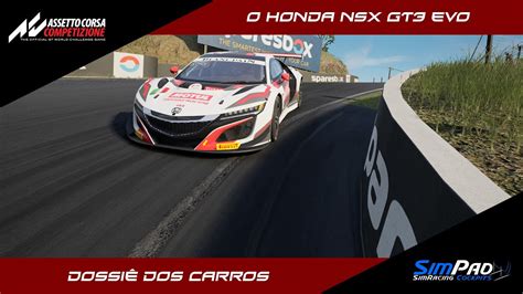 O Honda NSX GT3 Evo Dossiê dos Carros Assetto Corsa Competizione