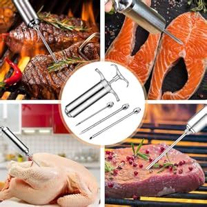 Seringue Marinade BBQ Seringue Alimentaire De Cuisine 304 Injecteur De