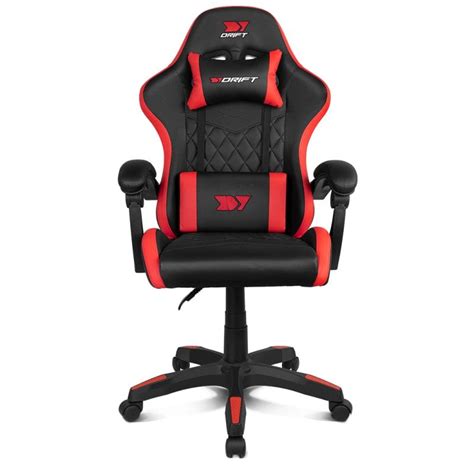 Drift DR35 Silla Gaming Negro Rojo PcComponentes