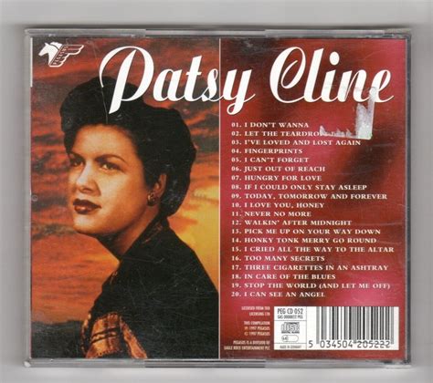 Ie378 Patsy Cline Today Tomorrow And Forever 1997 Cd 5034504205222