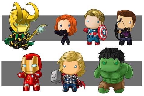 Маленькие рисунки мстители (66 фото)