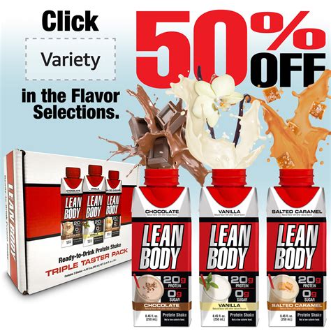 Lean Body Ready To Drink Chocolate Protein Shake 40g Protein Whey Blend 0