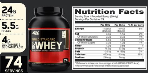 Optimum Nutrition Gold Standard Whey Powder Protein Bars