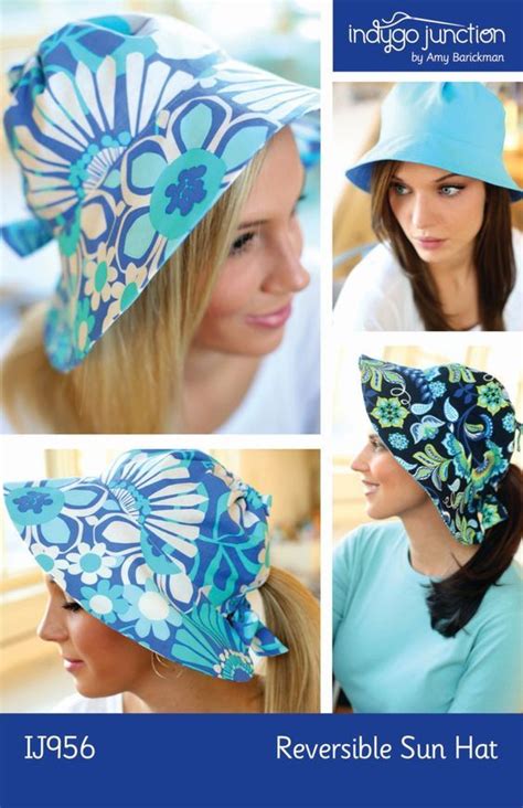 Learn To Sew A Reversible Adults Sun Hat Hat Patterns To Sew Sun