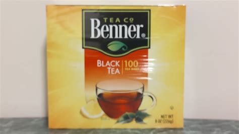 Benner S Black Tea Tea Bag Box Set Unboxing Halloween