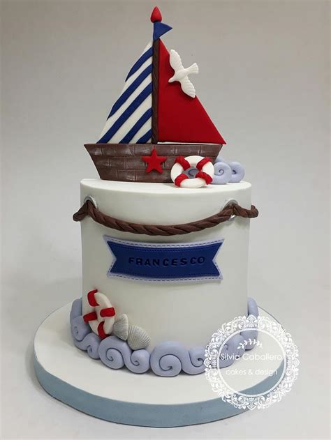 Nautical Cake Decorated Cake By Silvia Caballero Cakesdecor