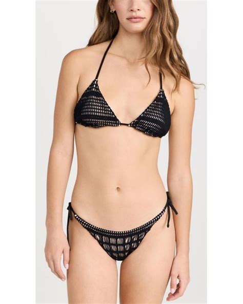 Peixoto Fifi Bikini Top Tayrona Night In Black Lyst