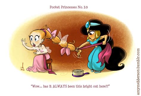 Pocket Princesses Cute And Hilarious Comics Featuring Disneys Princesses Geek In Heels