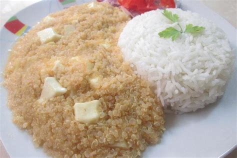 Guiso De Quinua Con Queso Y Arroz