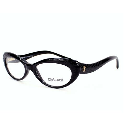 Roberto Cavalli D`arros Rc778 001 Black Cat Eye Eyeglasses Frame 53 17 140 Italy Roberto