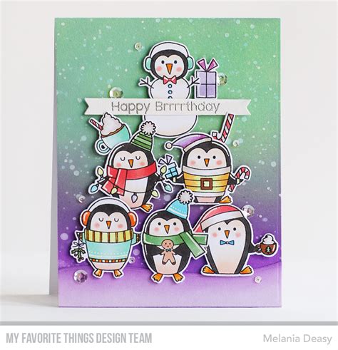 My Favorite Things Stempelset Polar Penguins Clear Stamp Cs 436