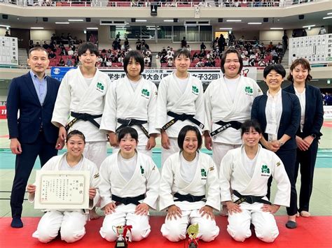 全日本学生柔道優勝大会女子一部（5人制）3位の快進撃／柔道部女子 News 仙台大学