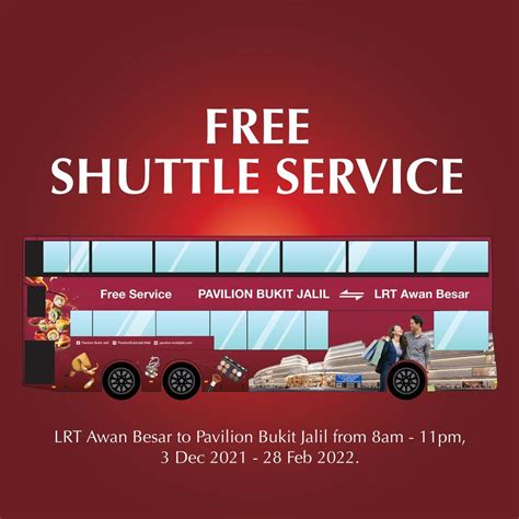 Dec Feb Pavilion Bukit Jalil Free Shuttle Service