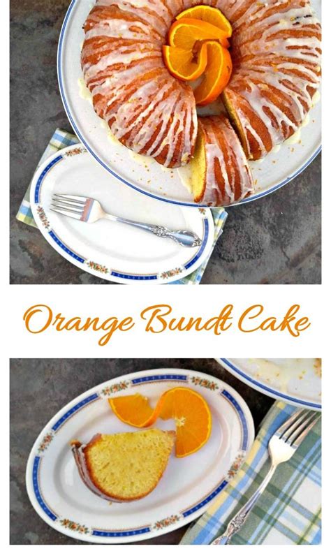 Orange Bundt Cake With Easy Orange Glaze The Gardening Cook