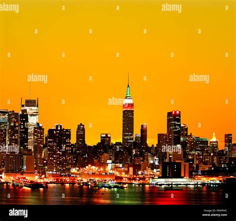 The New York City midtown skyline Stock Photo - Alamy