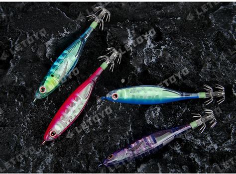 Letoyo Luminous Squid Jig Ultra Bait Crystal Squid Jig Shrimp Lure 10cm