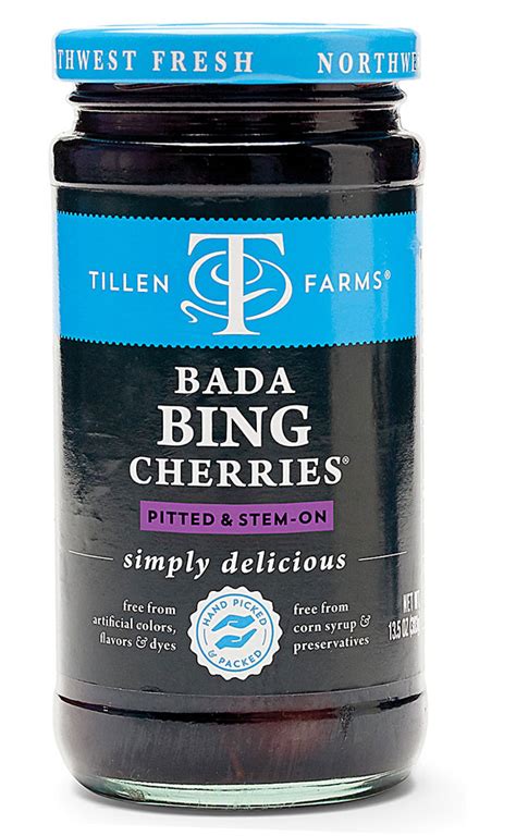 Tillen Farms Bada Bing Cherries Pitted And Stem On 13 5 Oz Vitacost