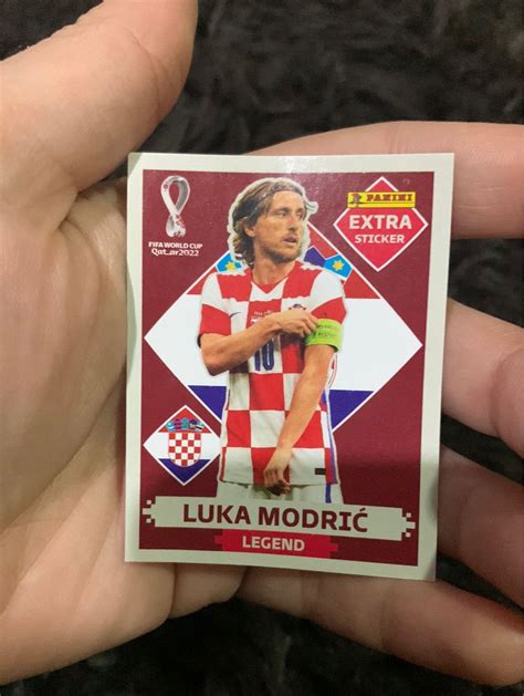 Figurinha Extra Luka Modric Copa Item P Esporte E Outdoor