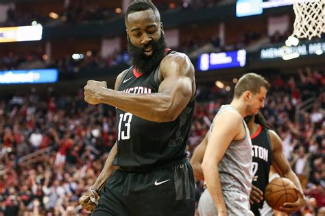 Nba Playoffs 2018 James Harden Scores 44 Points To Lift Rockets Over Timberwolves 104 101